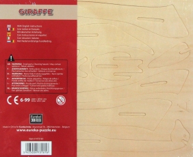 Łamigłówka drewniana Gepetto - Żyrafa (105682)