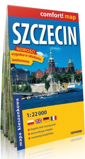 Szczecin mapa kieszonkowa 1:22 000