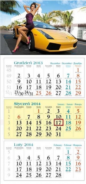 Kalendarz 2014 Natasza - <br />
