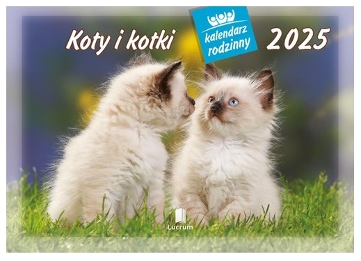 Kalendarz 2025 WL09 KOTY I KOTKI Kal. Rodzinny