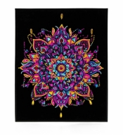 Diamond Dotz - Adults Flocked Neon Mandala