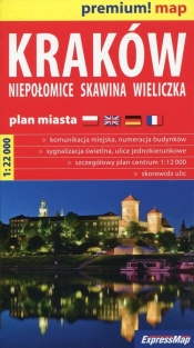 Kraków plan miasta 1:22 000