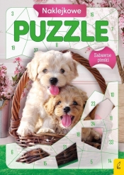 Naklejkowe puzzle Zabawne pieski