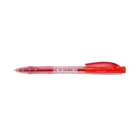 Długopis Liner aut. czerwony (10szt) STABILO