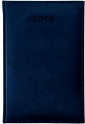 Książkowy A4 Dzienny 2018 - Nebraska niebieski