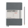 Kalendarz Leuchtturm1917 tygodniowy 2016 Medium antracyt