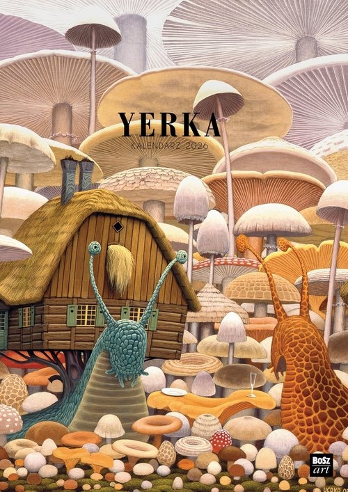Kalendarz 2026 Jacek Yerka  A3 wzór 2