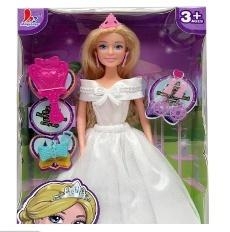 Lalka księżniczka w sukni ślubnej 29cm