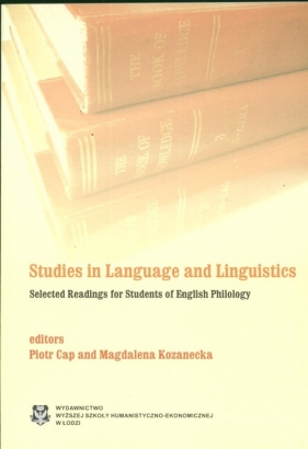 Studies in Language and Linguistics - Kozanecka Magdalena<br />