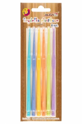 Szydełka plastikowe 6szt