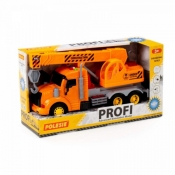 Samochód-dźwig Profi światło, dźwięk (86617)
