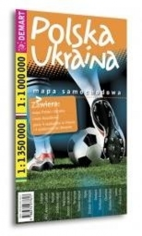 Polska Ukraina mapa samochodowa - <br />