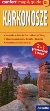 Karkonosze 2w1 przewodnik i mapa