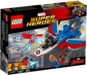 Super Heroes Odrzutowiec Kapitana Ameryki (76076)