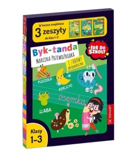 Teczka - Idę do szkoły. Byk-tanda Marcina Przewoźnika i Zabawy Ortograficzne. Klasy 1-3
