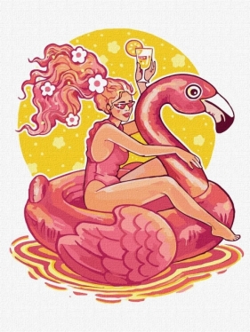 Malowanie po numerach - Letni odpoczynek 30x40cm