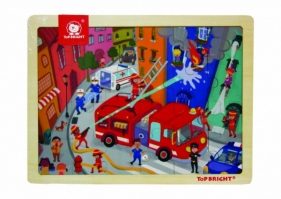 Puzzle drewniane Strażacy TOP BRIGHT (5130618)