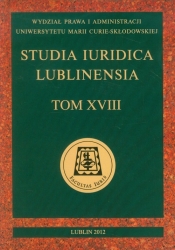 Studia Iuridica Lublinensia Tom XVIII