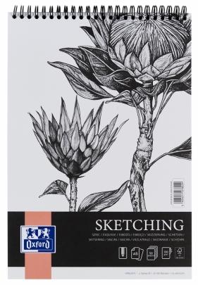 Blok Oxford Artistic Szkicowy A5/50k 130g spirala