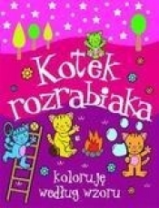 Kotek rozrabiaka. Koloruję według wzoru - Anna Wiśniewska