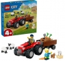  LEGO(R) CITY 60461 Czerwony traktor z przyczepą