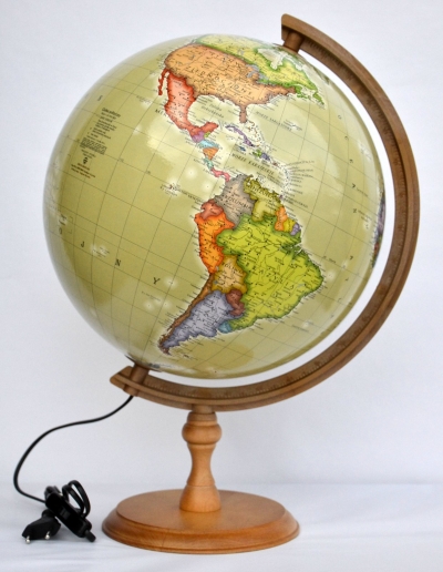 Globus polityczny, podświetlany 320 mm