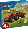  LEGO(R) CITY 60461 Czerwony traktor z przyczepą