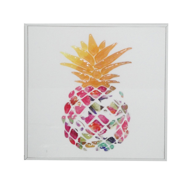 Obraz z ananasem 20x20 cm (U778)