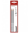 Ołówek Grip 2001/HB-B 2szt+gumka nakładka