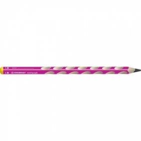 Ołówek Easygraph HB różowy dla lewor (6szt)STABILO