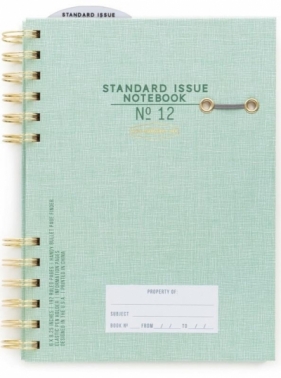 Notatnik A5/192K linia Standard Issue No.12 green