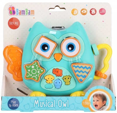 Muzyczna Sówka sorter na baterie 592782