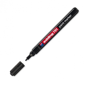 Marker edding lakierowany ok.końcówka 1-2mm czarny791/001/c (791/001/C ED)