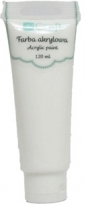 Farba akrylowa, 120 ml - titanium white (DPFA-050)