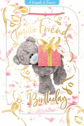 Kartka holograficzna 3D - For a fantastic friend