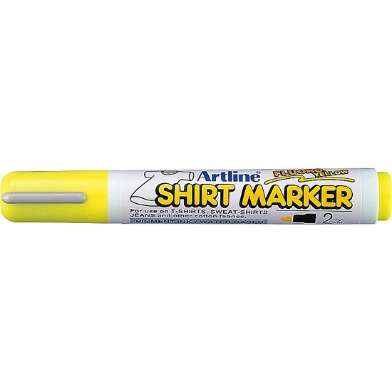 Marker do tkanin T-Shirt 2mm - żółty fluo (AR-002)