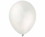 Balony Decomex metallic Pearl White 100szt