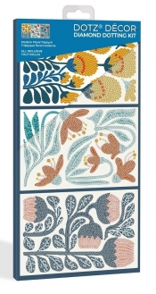 Diamond Dotz - Adults Modern Floral Triptych