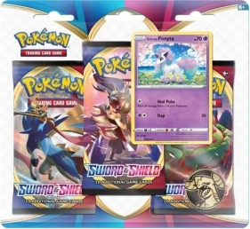 Karty Sword&Shield 3pack Blister Ponyta (26559/6551B)