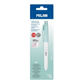 Milan, ołówek automatyczny PL1 Antibacterial HB 0,7 mm - zielony (BWM10458IBGGR)