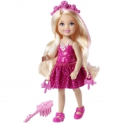 BARBIE Długowłose Chelsea różowa (DKB54/DKB57)