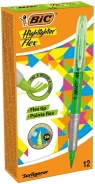 Zakreślacz Highligter flex zielony (12szt) BIC