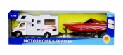 Camper z przyczepą