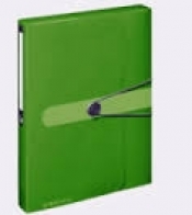 Teczka na guzik Herlitz Easy Orga A4 zielona (11292968)