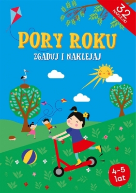 Zgaduj i naklejaj. Pory roku - Magdalena Popovics, Hubert Bobrowski
