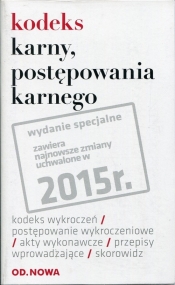 Kodeks karny, postępowania karnego - <br />