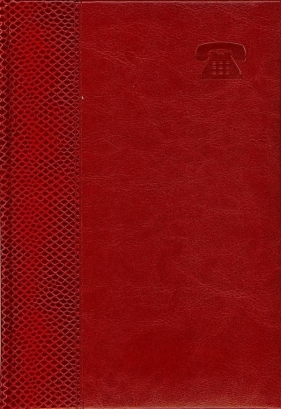Skorowidz książkowy (SK1) 04 snake/czerw TELEGRAPH