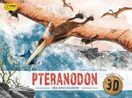 Pteranodon. Puzzle 3D + Książka