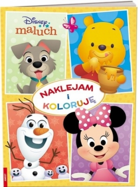 Disney Maluch. Naklejam i Koloruję - Opracowanie zbiorowe