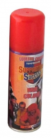 Kolorowy spray do włosów biały